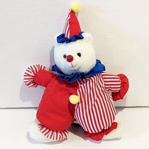 Russ Happy red clown plush